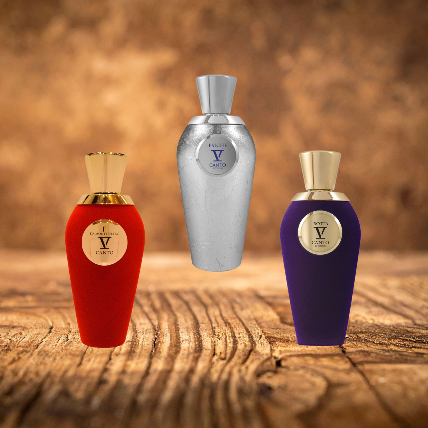 Flacons de parfum V CANTO – Collection