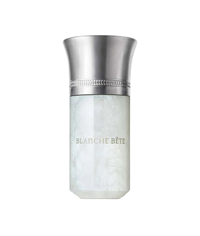Eau de Parfum Blanche Bête par Les Liquides Imaginaires, parfum de niche unisexe aux notes lactées, d'amande et de vanille