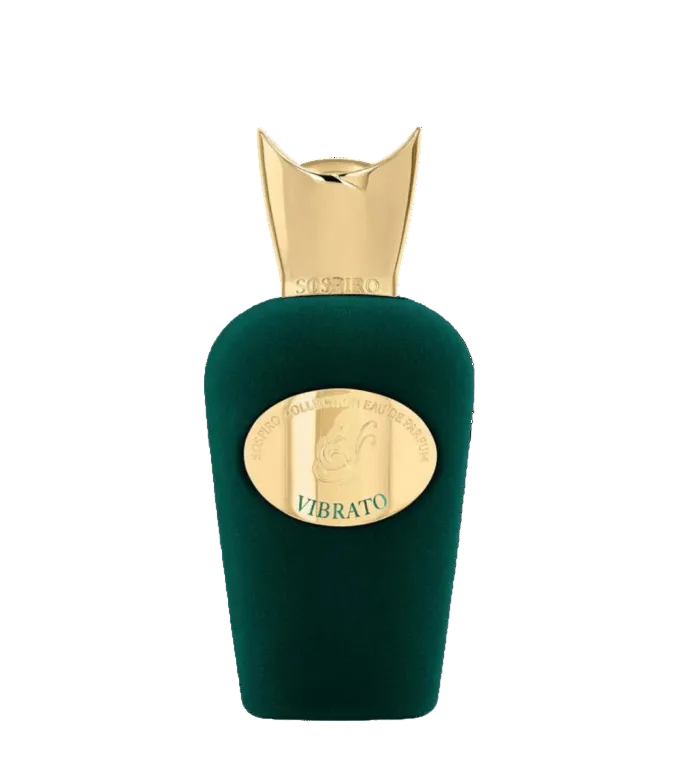 Eau de Parfum Vibrato de Sospiro, fragrance unisexe éclatante aux notes de pamplemousse, gingembre et musc